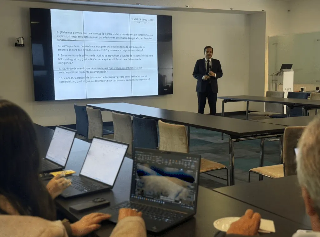 Andrés Izquierdo Speaks on Intellectual Property and Artificial Intelligence